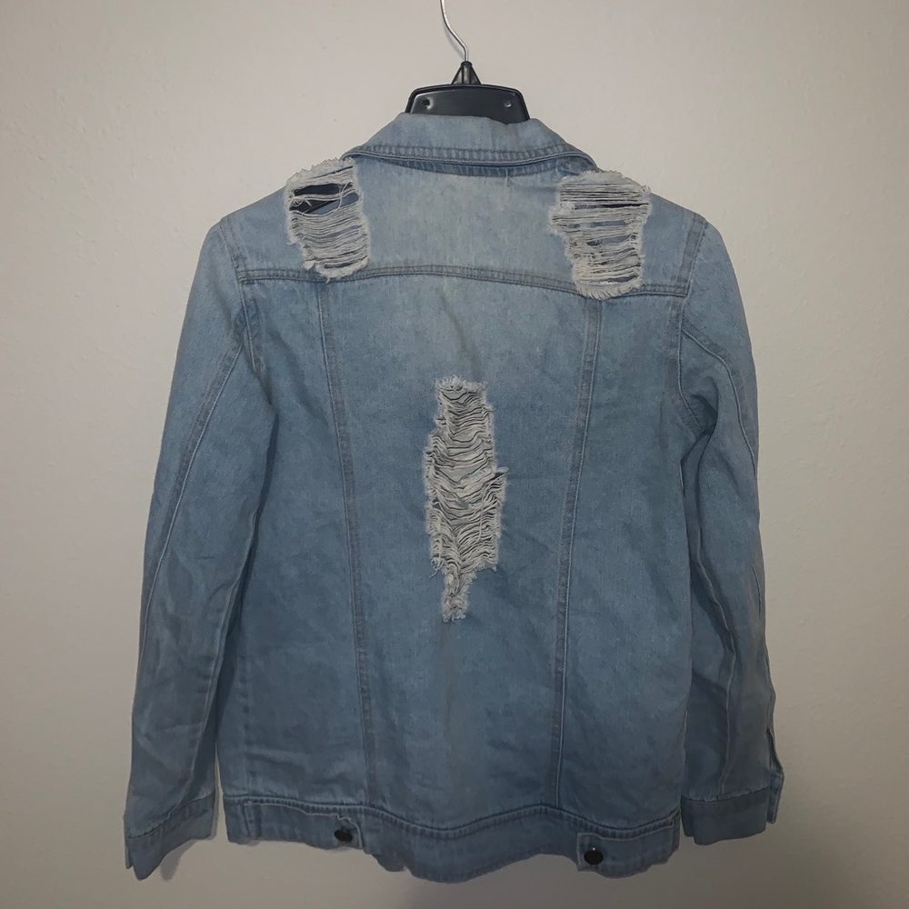 Distressed Jean Jacket